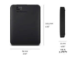 Western Digital 2TB Elements Portable External Hard Drive - USB 3.0 - WDBU6Y0020BBK-WESN