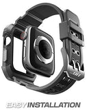 SUPCASE [Unicorn Beetle Pro] Case for Apple Watch 3, Rugged Protective Case with Strap Bands for Apple Watch Series 3 2017 Edition (Black)