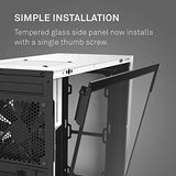 NZXT H510 - Compact ATX Mid-Tower PC Gaming Case - Front I/O USB Type-C Port - Tempered Glass Side Panel - Cable Management System -  White/Black
