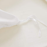 Dreaming Wapiti Duvet Cover King 100% Washed Microfiber 3pcs Bedding Set,Solid Color - Soft and Breathable with Zipper Closure & Corner Ties (White)