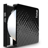 Wsky USB 3.0 External CD DVD Drive, CD/DVD-RW Drive, CD-RW Rewriter Burner Super Drive for High Speed Data Transfer