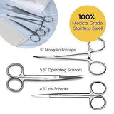 20 Pcs Advanced Biology Lab Anatomy Medical Student Dissecting Dissection Kit Set with Scalpel Knife Handle Blades