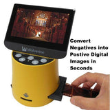 Wolverine Titan 8-in-1 20MP High Resolution Film to Digital Converter with 4.3" Screen and HDMI output, Worldwide Voltage 110V/240V AC Adapter, 32GB