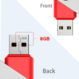 5 X MOSDART 8GB USB2.0 Flash Drive Swivel Bulk Thumb Drives Memory Sticks Jump Drive Zip Drive
