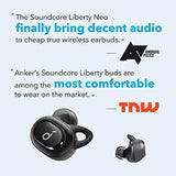 2019 Upgraded, Anker Soundcore Liberty Neo True Wireless Earbuds, Pumping Bass, IPX7 Waterproof, Secure Fit, Bluetooth 5 Headphones, Stereo Calls