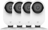 YI 4pc Home Camera, 1080p Wi-Fi IP Security Surveillance Smart System