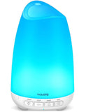 VicTsing 150ml Essential Oil Diffuser, 3rd Version Aromatherapy Diffusers Ultrasonic Cool Mist Humidifier A-White