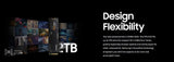 Samsung 970 EVO 1TB SSD (MZ-V7E1T0BW) NVMe M.2 V-NAND Internal Solid State Drive