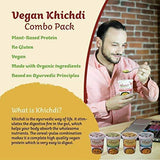 AAHANAS Indian Organic Meal Bowls (Kitchari) - Lentil & Basmati Rice Bowl - Mung Beans & Rice – Quinoa & Lentil - Millet & Lentil – Gluten Free