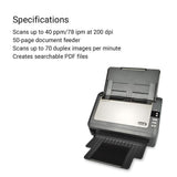 Xerox DocuMate 3125 Duplex Scanner with Document Feeder for PC and Mac