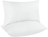 Utopia Bedding Throw Pillows Insert (Pack of 2, White) - 12 x 20 Inches Bed and Couch Pillows