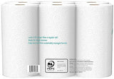 Amazon Brand - Presto! Flex-a-Size Paper Towels, Huge Roll, 12 Count = 30 Regular Rolls