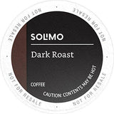 Amazon Brand - 100 Ct. Solimo Dark Roast Coffee Pods, Compatible with Keurig 2.0 K-Cup Brewers