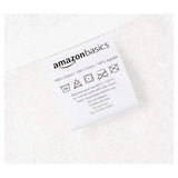 AmazonBasics Cotton Hand Towels - Pack of 12, White