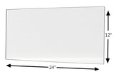 12" x 24" 1/8" Acrylic Mirror Sheet