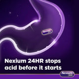 Nexium 24HR (42 Count, Capsules) All-Day, All-Night Protection from Frequent Heartburn Medicine with Esomeprazole Magnesium 20mg Acid Reducer