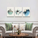 Abstract Mountain in Daytime Canvas Prints Wall Art Paintings Abstract Geometry Wall Artworks