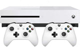 Xbox One S Two Controller Bundle (1TB) Includes Xbox One S, 2 Wireless Controllers, 3-Month Game Pass Trial, 14-day Xbox Live Gold Trial
