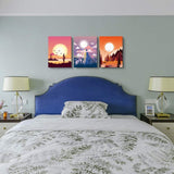 3 Pieces wall art for bedroom canvas prints artwork bathroom wall decor