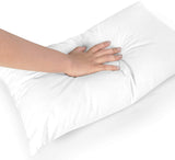 Utopia Bedding Throw Pillows Insert (Pack of 2, White) - 12 x 20 Inches Bed and Couch Pillows