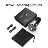 COWIN E7 Active Noise Cancelling Headphones Bluetooth Headphones with Microphone Deep Bass Wireless Headphones, Comfortable Protein Earpads, Black