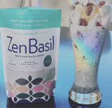 Zen Basil - Edible Basil Seeds, USDA Organic, NON-GMO, Raw, Premium 14 oz bag