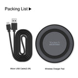 Yootech Wireless Charger Qi-Certified 10W Fast Wireless Charging Compatible with iPhone 11/11 Pro/11 Pro Max/XS MAX/XR/XS/X/8/8Plus(No AC Adapter)