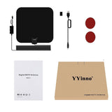 TV Antenna Indoor,HDTV Antenna TV Digital HD 4K,80 Miles Range Max,with Powerful Amplifier Signal Booster