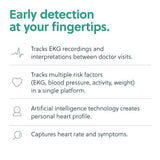 AliveCor® KardiaMobile EKG Monitor | FDA-Cleared | Wireless Personal EKG | Works with Smartphone | Detects AFib Bradycardia and Tachycardia