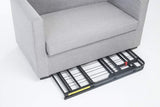 AmazonBasics Foldable Metal Platform Bed Frame for Under-Bed Storage - Tools-free Assembly