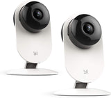 YI 2pcs Home Camera, 720p Wireless IP Security Surveillance System