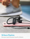 [Upgraded] Anker Soundbuds Curve Wireless Headphones, 18H Battery, IPX7 Waterproof Bluetooth Headphones, Bluetooth 5.0, Built in Mic and Carry Pouch