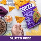 Quest Nutrition Tortilla Style Protein Chips, Loaded Taco, Low Carb, Gluten Free, Baked, 8 Count