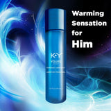 Lubricant for Him and Her, K-Y Yours & Mine Couples Lubricant, 3 oz, Couples Personal Lubricant and Intimate Gel. Sex Lube for Women, Men & Couples.