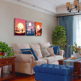 3 Pieces wall art for bedroom canvas prints artwork bathroom wall decor