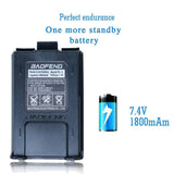 BaoFeng Walkie Talkie UV-5R Dual Band Two Way Radio with one more 1800mAh UV5R Battery