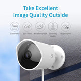 YI Outdoor Security Camera, 1080P 2.4G Wireless IP Waterproof