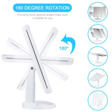 KOOLORBS Makeup 21 Led Vanity Mirror with Lights, 1x 2x 3x Magnification, White