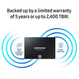 Samsung SSD 860 EVO 2TB 2.5 Inch SATA III Internal SSD (MZ-76E2T0B/AM)