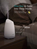 VicTsing 150ml Essential Oil Diffuser, 3rd Version Aromatherapy Diffusers Ultrasonic Cool Mist Humidifier with Sleep Mode, Waterless Auto-Off -White