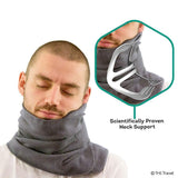 Trtl Pillow - Scientifically Proven Super Soft Neck Support Travel Pillow – Machine Washable (Grey)