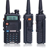BaoFeng Walkie Talkie UV-5R Dual Band Two Way Radio with 1800mAh UV5R Battery one Hand Mic and one TIDRADIO NA-771 Antenna Baofeng Radio Ham radio