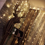 300 LED Window Curtain String Light Wedding Party Home Garden Decorations