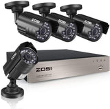 ZOSI 8-Channel HD-TVI 1080N/720P Video Security System DVR recorder