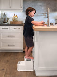 2 Step Stool for Kids (Gray 2 Pack) | Toddler Stool for Toilet Potty Training | Slip Resistant Soft Grip for Safety as Bathroom Potty Stool