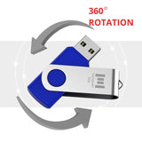 5 X MOSDART 8GB USB2.0 Flash Drive Swivel Bulk Thumb Drives Memory Sticks Jump Drive Zip Drive