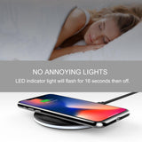 Yootech Wireless Charger Qi-Certified 10W Fast Wireless Charging Compatible with iPhone 11/11 Pro/11 Pro Max/XS MAX/XR/XS/X/8/8Plus(No AC Adapter)