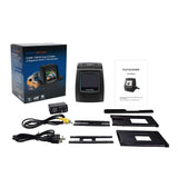 DIGITNOW 22MP All-in-1 Film & Slide Scanner, Converts 35mm 135 110 126 and Super 8 Films/Slides/Negatives to Digital JPGPhotos, Built-in 128MB Memory