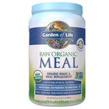 Garden of Life Meal Replacement Vanilla Powder, 28 Servings, Organic Raw Plant Based Protein Powder, Vegan, Gluten-Free