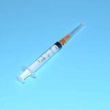 50Pack-2ml Syringes with 23G Needles,Disposable Sterile Syringe with Needle Plastic Syringe